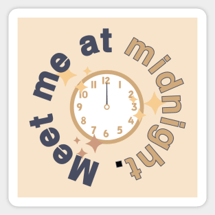 Meet Me At Midnight Blood Moon Sticker